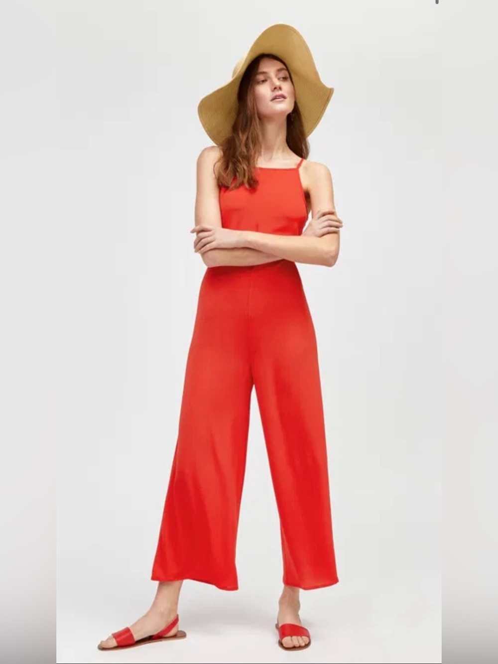 Warehouse Square Neck Culotte Jumpsuit - 10 NWOT